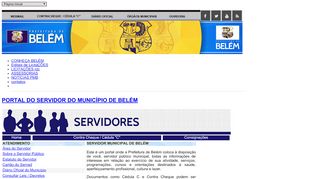 
                            3. Portal do servidor - PREFEITURA MUNICIPAL DE BELÉM