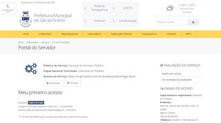
                            13. Portal do Servidor - Prefeitura Municipal de São Jerônimo - RS