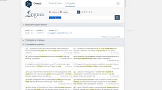 
                            8. portal email - Traduzione in italiano – Dizionario Linguee