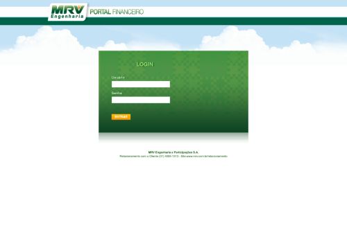 
                            5. Portal financeiro - Login - MRV Engenharia