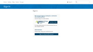 
                            9. Portal for ArcGIS - Sign In - NZ Transport Agency