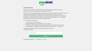 
                            3. Portal für paydirekt - Händlerinteressenten