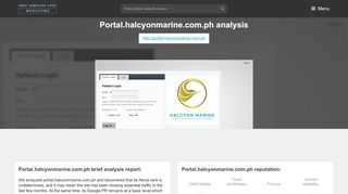 
                            4. Portal Halcyon Marine. Halcyon Marine iCMS : Login