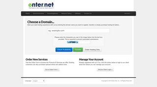 
                            2. Portal Home - Enter.Net, Inc.