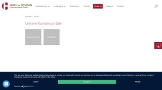 
                            2. Portal: HORN & COSIFAN Computersysteme GmbH