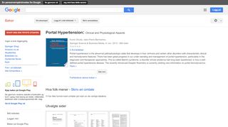 
                            12. Portal Hypertension: Clinical and Physiological Aspects - Resultat for Google Books