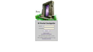 
                            5. Portal Incógnito - Login - Terra Incógnita