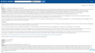 
                            5. Portal Intranet Kominfo - Berita