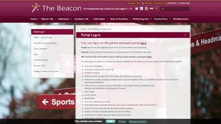 
                            3. Portal Log-in - Beacon School