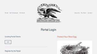 
                            9. Portal Login — American Dream CPA