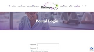 
                            11. Portal Login | Bishop & Company