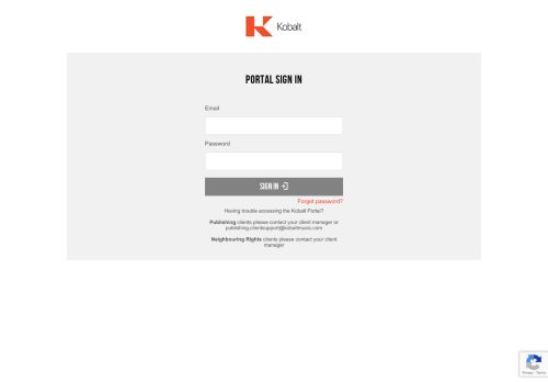 
                            2. Portal Login - Kobalt Music