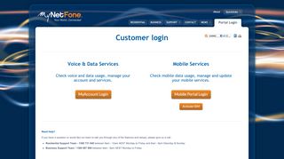 
                            13. Portal Login - MyNetFone