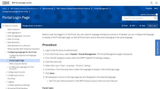 
                            9. Portal Login Page - IBM