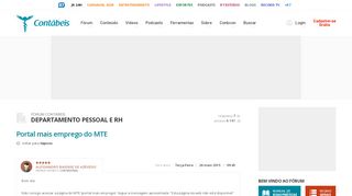 
                            9. Portal mais emprego do MTE - Portal Contábeis