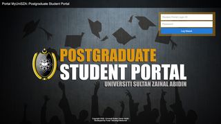 
                            3. Portal MyUniSZA::Postgraduate Student Portal