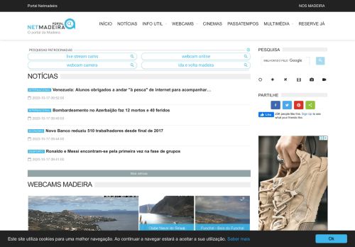 
                            1. Portal NetMadeira - Notícias, Informações, Agenda e Webcams da ...