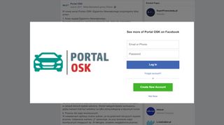 
                            4. Portal OSK - W nowej wersji Portalu OSK i Egzaminu... | Facebook