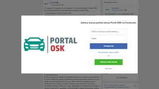 
                            3. Portal OSK - Ze względu na częste pytania związane z... | Facebook