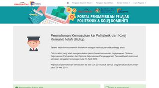 
                            3. Portal Pengambilan Pelajar Politeknik