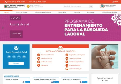 
                            7. Portal Personal de Salud - Hospital Italiano de Buenos Aires