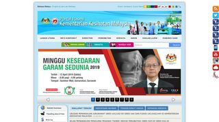 
                            7. Portal Rasmi Kementerian Kesihatan Malaysia - Portal Home