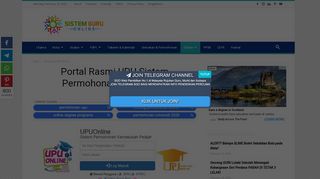 
                            5. Portal Rasmi UPU Sistem Permohonan UPU Online