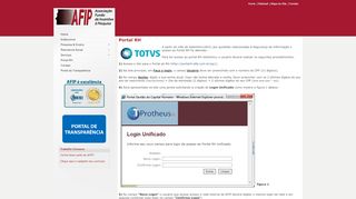 
                            6. Portal RH - AFIP Associação Fundo de Incentivo à Pesquisa