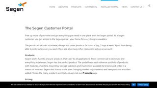 
                            2. PORTAL – Segen Ltd