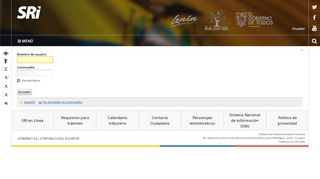 
                            4. Portal - Servicio de Rentas Internas del Ecuador - Sri