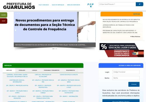 
                            8. Portal Servidor - Prefeitura de Guarulhos