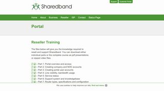 
                            9. Portal | Sharedband, Broadband Bonding