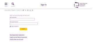 
                            4. Portal Sign-In - HRPA