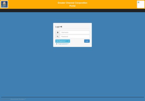 
                            6. Portal User Login - Greater Chennai Corporation Portal Login