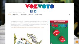 
                            5. Portal Voz y Voto – Portal de Noticias Electorales