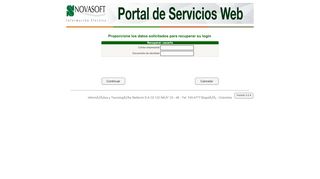 
                            1. PORTAL WEB NOVASOFT - Autenticación al ... - Stefanini Colombia