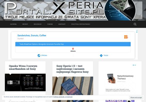 
                            8. Portal XperiaSite.pl - Twoje miejsce informacji ze świata Sony Xperia