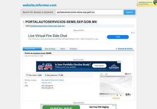 
                            11. portalautoservicios-sems.sep.gob.mx at WI. Portal de Autoservicios ...