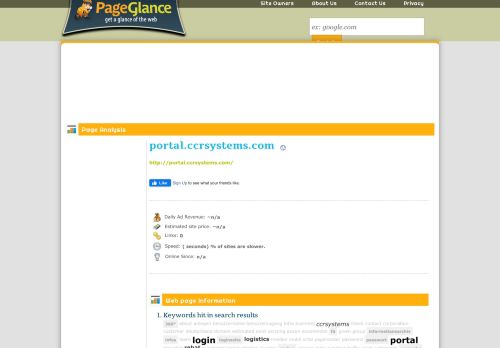 
                            8. Portal.ccrsystems.com | PageGlance