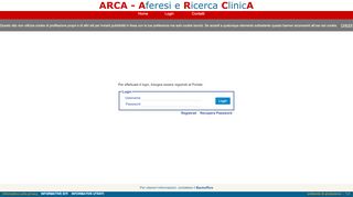 
                            10. Portale Arca - Area Login