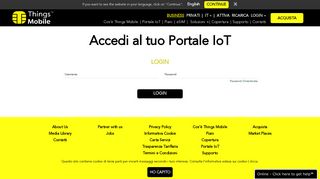 
                            4. Portale IoT - Login - Things Mobile