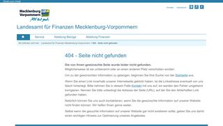 
                            4. Portale - Landesamt für Finanzen Mecklenburg-Vorpommern
