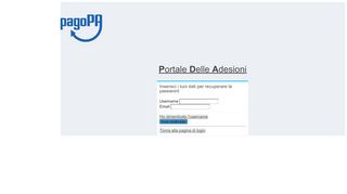 
                            3. Portale - Password dimenticata - pagoPA