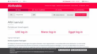 
                            2. Portale per travel agent | Air Arabia