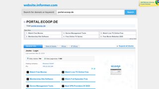 
                            6. portal.ecoop.de at WI. Joules - Login - Website Informer