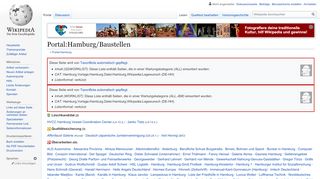 
                            5. Portal:Hamburg/Baustellen – Wikipedia