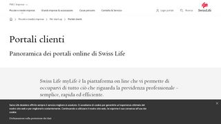 
                            5. Portali clienti - Swiss Life