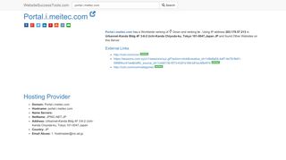 
                            6. Portal.i.meitec.com Error Analysis (By Tools) - WebsiteSuccessTools ...