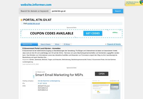 
                            11. portal.ktn.gv.at at WI. Anmelden - E-Government Portal Land Kärnten