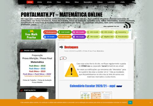 
                            11. portalmath.pt - Matemática Online - Um lugar para melhorares os teus ...